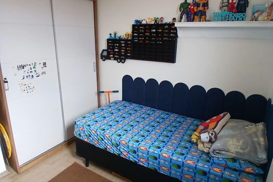 Quarto de apartamento à venda com 2 quartos, 47m² em Vila Jupiter, São Bernardo do Campo
