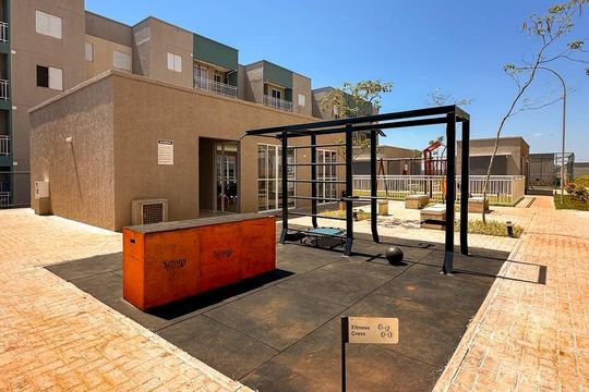 Área externa de apartamento para alugar com 2 quartos, 48m² em Maubisa, Ribeirão Preto