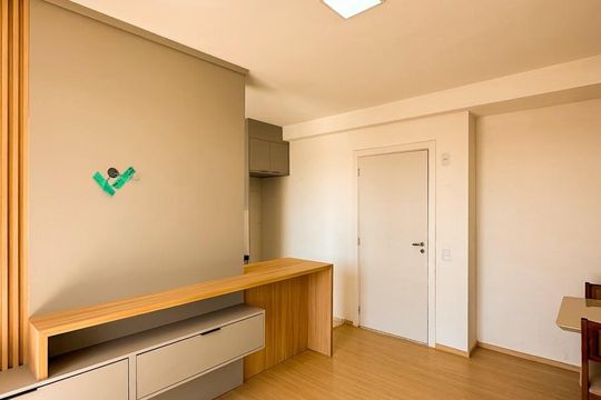 Sala de apartamento para alugar com 2 quartos, 48m² em Maubisa, Ribeirão Preto
