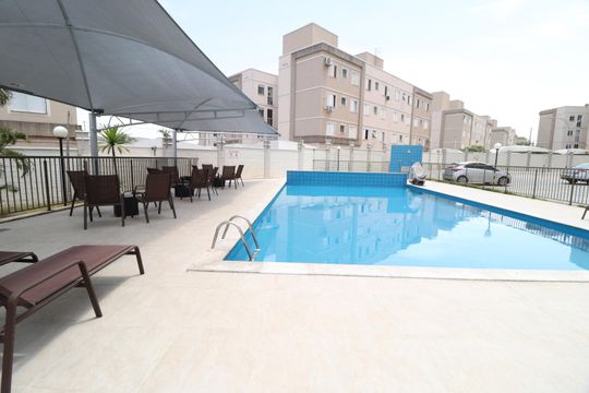 Área comum - Piscina de apartamento para alugar com 2 quartos, 42m² em Jardim Patricia, Uberlândia