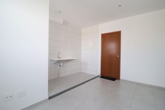 Sala de apartamento para alugar com 2 quartos, 42m² em Jardim Patricia, Uberlândia