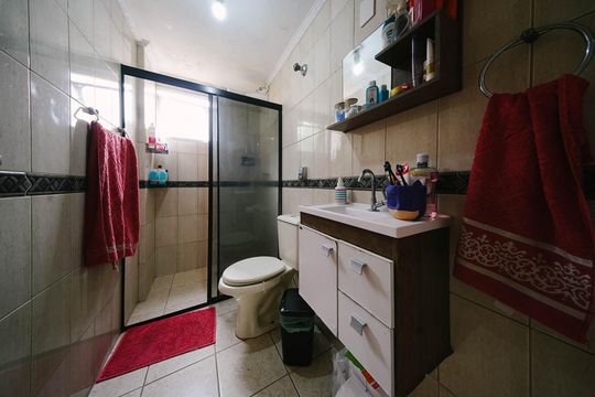 Banheiro de apartamento à venda com 2 quartos, 84m² em Jardim Nordeste, São Paulo