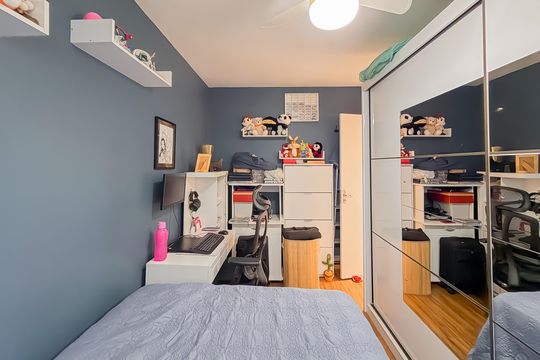 Quarto de apartamento à venda com 1 quarto, 37m² em Cambuci, São Paulo