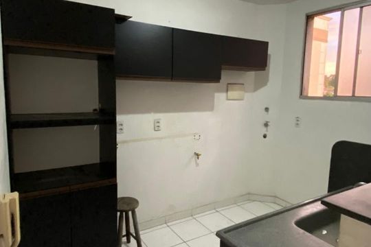 Cozinha de apartamento à venda com 2 quartos, 45m² em Bernardo Monteiro, Contagem