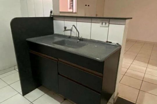 Cozinha de apartamento à venda com 2 quartos, 45m² em Bernardo Monteiro, Contagem