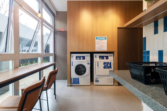 Lavanderia de apartamento à venda com 1 quarto, 27m² em Campo Belo, São Paulo