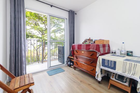 Sala de apartamento à venda com 1 quarto, 27m² em Campo Belo, São Paulo