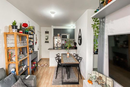 Sala de apartamento à venda com 2 quartos, 49m² em Parque Paineiras, São Paulo