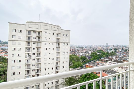 Varanda  de apartamento à venda com 2 quartos, 49m² em Parque Paineiras, São Paulo