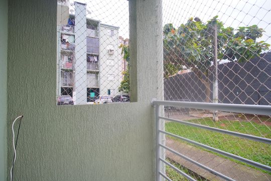 Varanda da Sala de apartamento para alugar com 2 quartos, 48m² em Boa Vista, Sapucaia do Sul