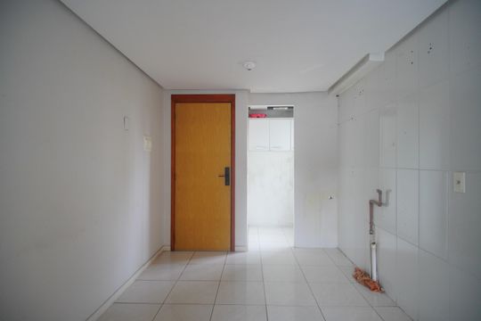 Sala/Cozinha de apartamento para alugar com 2 quartos, 48m² em Boa Vista, Sapucaia do Sul