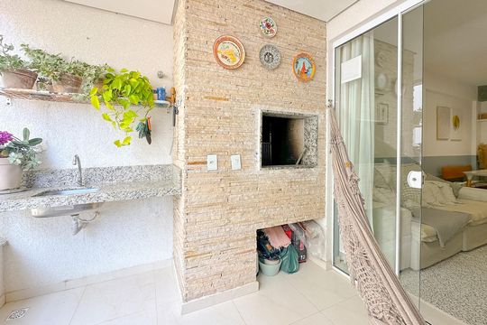 Varanda da Sala de apartamento para alugar com 2 quartos, 92m² em Ingleses do Rio Vermelho, Florianópolis