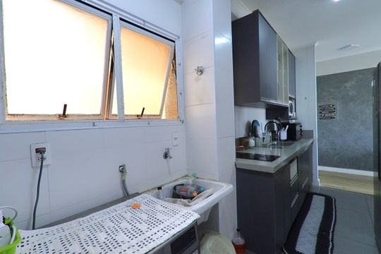 Cozinha e Área de Serviço de apartamento à venda com 1 quarto, 64m² em Centro, Campinas