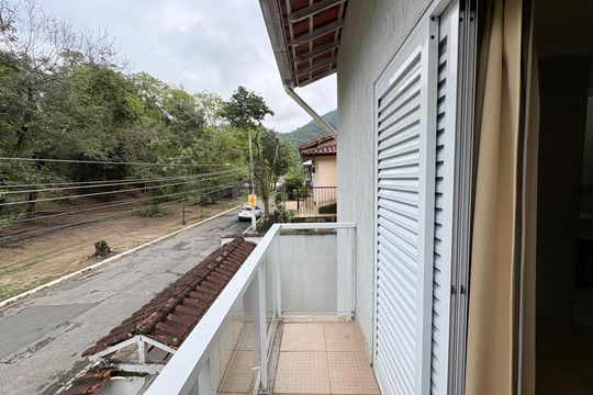 Varanda de casa de condomínio à venda com 4 quartos, 190m² em Taquara, Rio de Janeiro