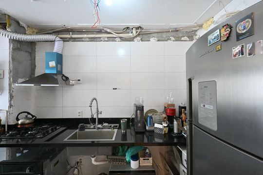 Cozinha de apartamento à venda com 2 quartos, 67m² em Vila Andrade, São Paulo
