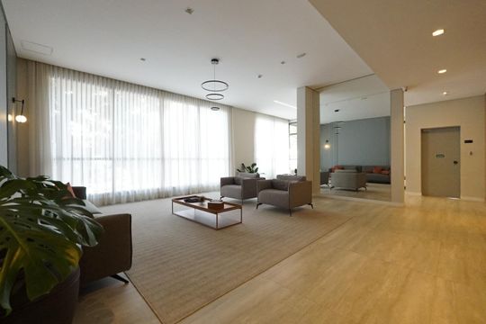 Hall de entrada de apartamento para alugar com 1 quarto, 40m² em Vila Dom Pedro I, São Paulo