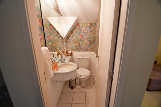 Lavabo de casa de condomínio para alugar com 3 quartos, 100m² em Loteamento Alphaville, Campinas
