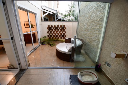 Área de Serviço de casa de condomínio para alugar com 3 quartos, 100m² em Loteamento Alphaville, Campinas