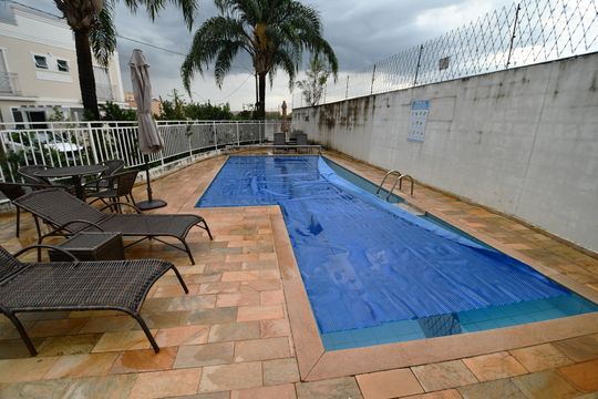 Área comum - Piscina de casa de condomínio para alugar com 3 quartos, 100m² em Loteamento Alphaville, Campinas