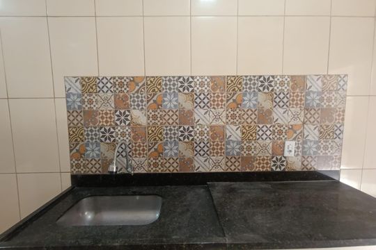 Cozinha e Área de Serviço de casa para alugar com 2 quartos, 50m² em Nossa Senhora das Gracas, Nova Iguaçu
