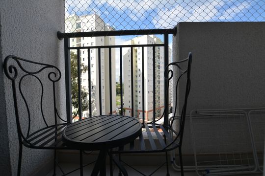 VARANDA de apartamento para alugar com 2 quartos, 37m² em Vila Butantã, São Paulo
