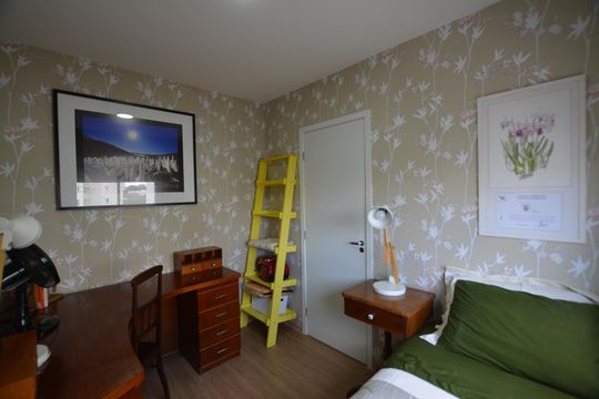 QUARTO 1  de apartamento para alugar com 2 quartos, 37m² em Vila Butantã, São Paulo