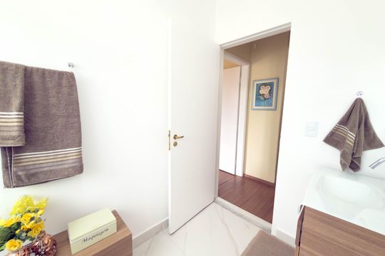 Banheiro de apartamento à venda com 2 quartos, 114m² em Ipiranga, São Paulo
