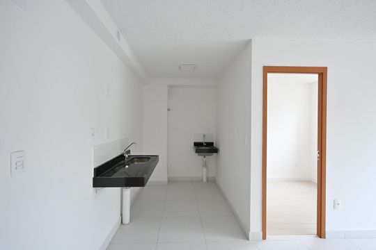 Cozinha de apartamento à venda com 2 quartos, 33m² em Morumbi, São Paulo