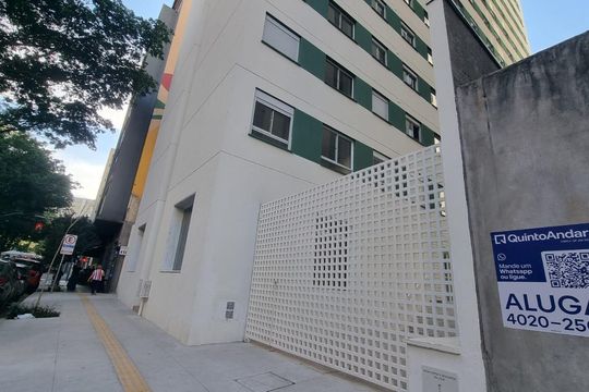 Fachada de apartamento para alugar com 1 quarto, 27m² em Vila Buarque, São Paulo