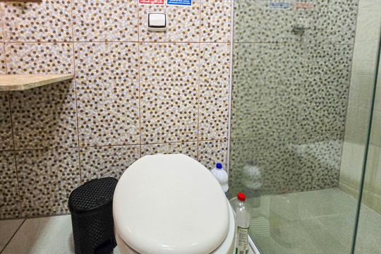 Banheiro Social de apartamento para alugar com 2 quartos, 76m² em Centro, Limeira