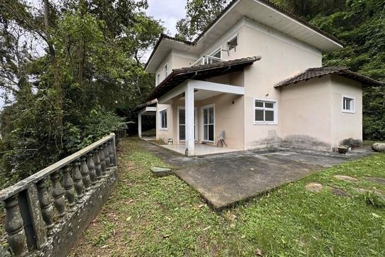 Fachada de casa de condomínio à venda com 5 quartos, 650m² em Recreio dos Bandeirantes, Rio de Janeiro