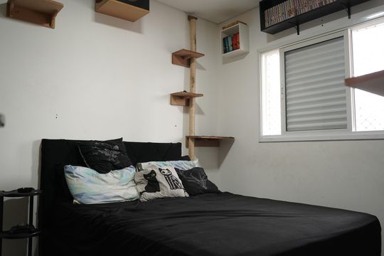 Quarto 2 de apartamento para alugar com 2 quartos, 32m² em Tatuapé, São Paulo