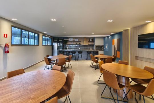 Área comum de apartamento para alugar com 3 quartos, 101m² em Parque Industrial, Campinas