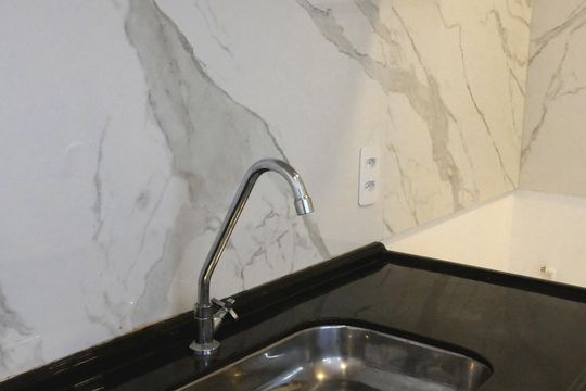 Cozinha de apartamento para alugar com 2 quartos, 38m² em Socorro, São Paulo