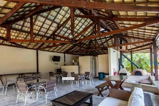 Área comum - Churrasqueira de apartamento para alugar com 1 quarto, 59m² em Paraíso do Morumbi, São Paulo