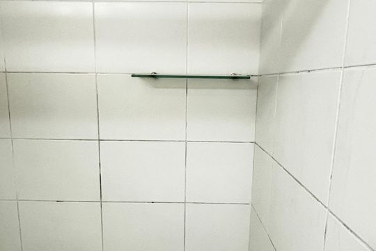 Banheiro da Suíte de apartamento para alugar com 1 quarto, 50m² em Jardim, Santo André