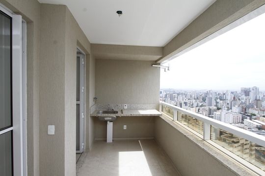 Varanda da Sala de apartamento à venda com 2 quartos, 66m² em Gutierrez, Belo Horizonte