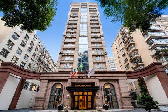 Fachada de apartamento para alugar com 1 quarto, 70m² em Cerqueira César, São Paulo