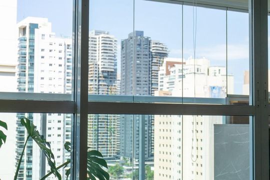 Sala de apartamento para alugar com 1 quarto, 50m² em Vila Gertrudes, São Paulo