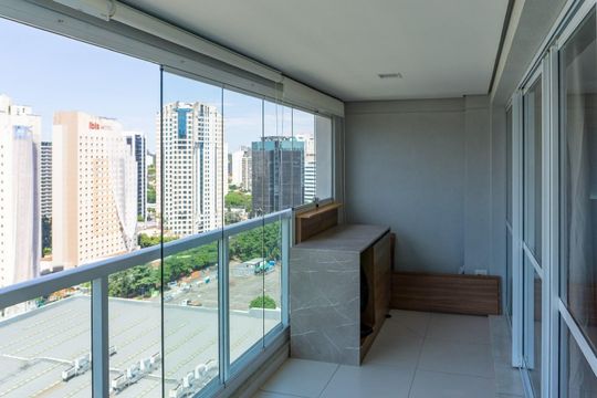 Varanda de apartamento para alugar com 1 quarto, 50m² em Vila Gertrudes, São Paulo