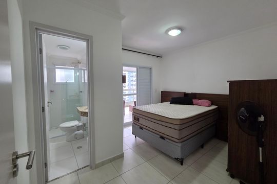 Suíte 2 de apartamento para alugar com 3 quartos, 156m² em Vila Assuncao, Praia Grande