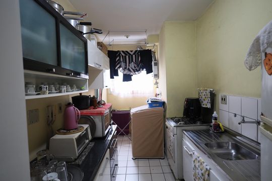 Cozinha e Área de Serviço de apartamento para alugar com 3 quartos, 68m² em Continental, Osasco