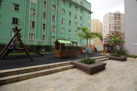 Área comum de apartamento para alugar com 4 quartos, 134m² em José Menino, Santos