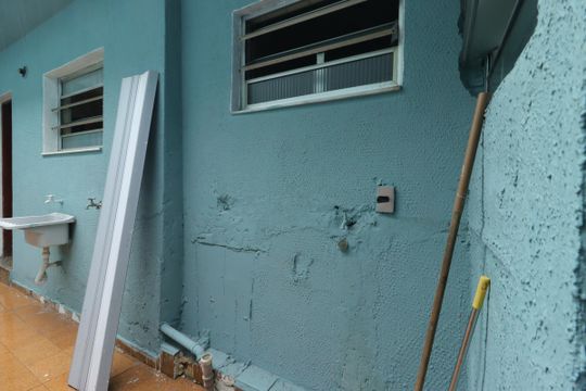 Área de Serviço de casa para alugar com 1 quarto, 30m² em Condomínio Maracanã, Santo André