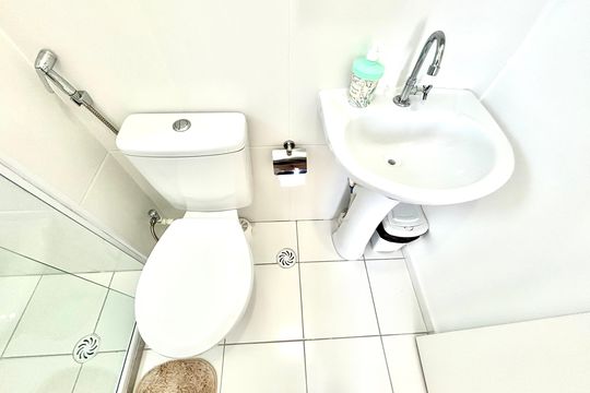 Banheiro Suíte de apartamento para alugar com 1 quarto, 27m² em Parada Xv de Novembro, São Paulo