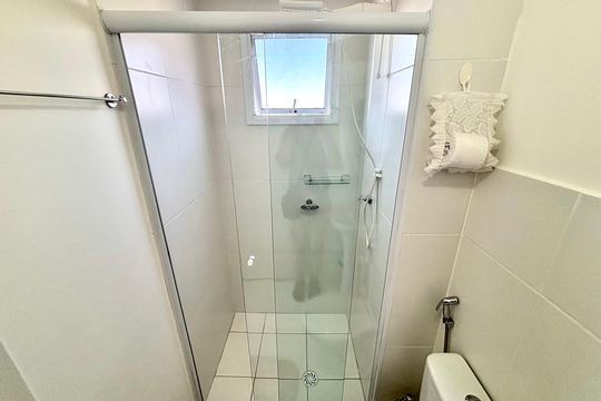 Banheiro Suíte de apartamento para alugar com 1 quarto, 27m² em Parada Xv de Novembro, São Paulo