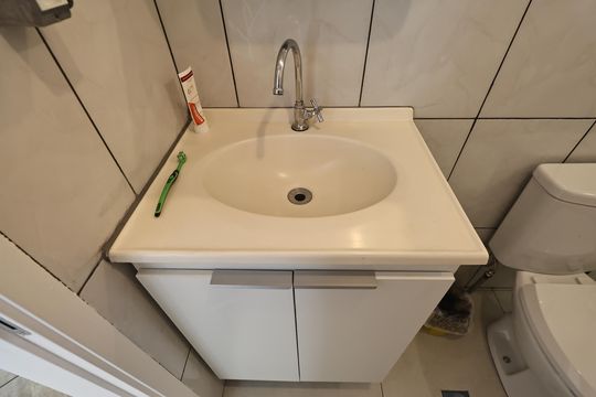 Banheiro de apartamento para alugar com 3 quartos, 72m² em Jardim, Santo André