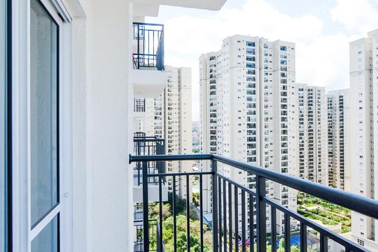 Varanda  de apartamento para alugar com 2 quartos, 38m² em Picanço, Guarulhos