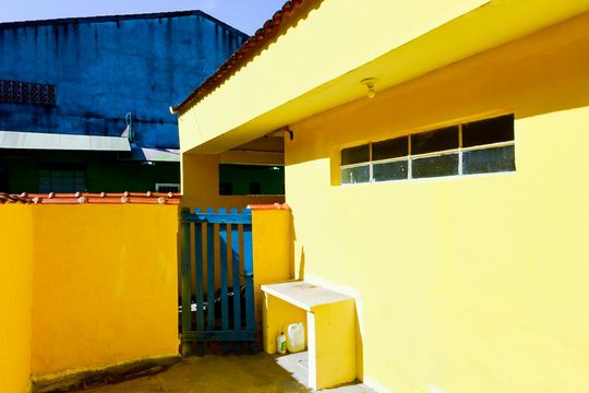 Área externa de casa para alugar com 1 quarto, 40m² em Jardim Santa Emilia, Guarulhos