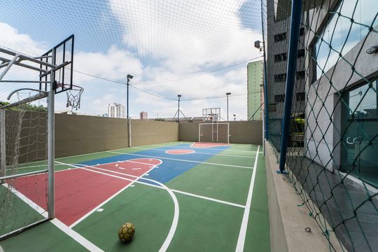 Quadra Esportiva de apartamento à venda com 4 quartos, 190m² em Vila Valparaíso, Santo André